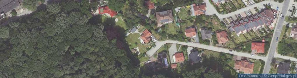 Zdjęcie satelitarne Pod Lasem ul.