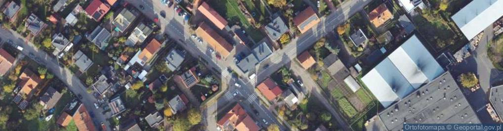 Zdjęcie satelitarne Polskiego Czerwonego Krzyża ul.