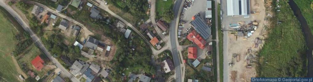 Zdjęcie satelitarne Podgórna ul.