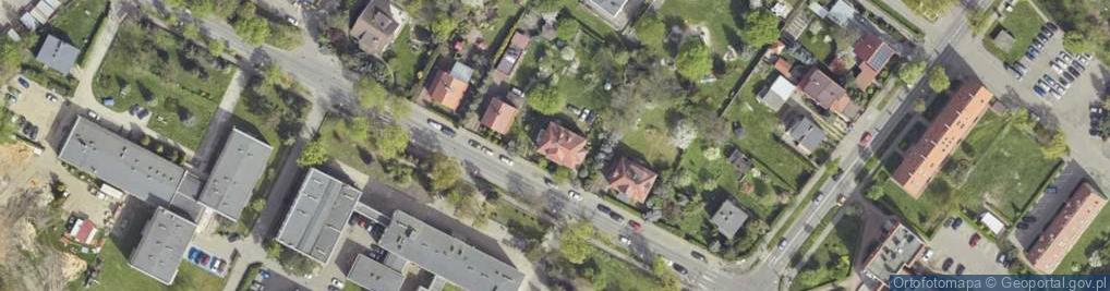 Zdjęcie satelitarne Poprzeczna ul.