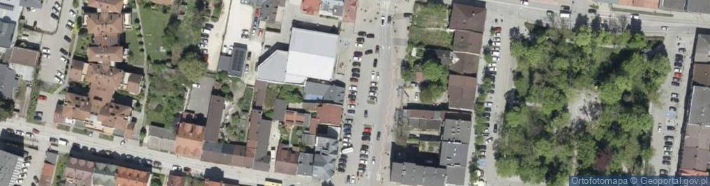 Zdjęcie satelitarne Poprzeczna ul.