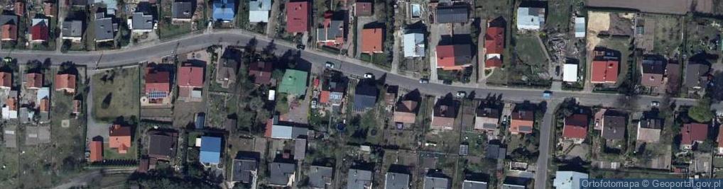 Zdjęcie satelitarne Poprzeczna ul.