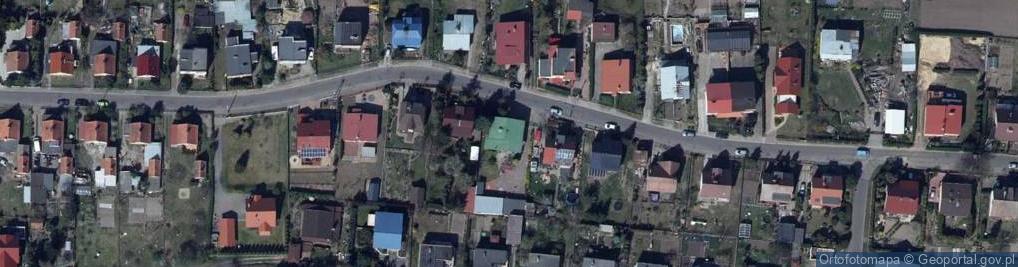 Zdjęcie satelitarne Poprzeczna ul.