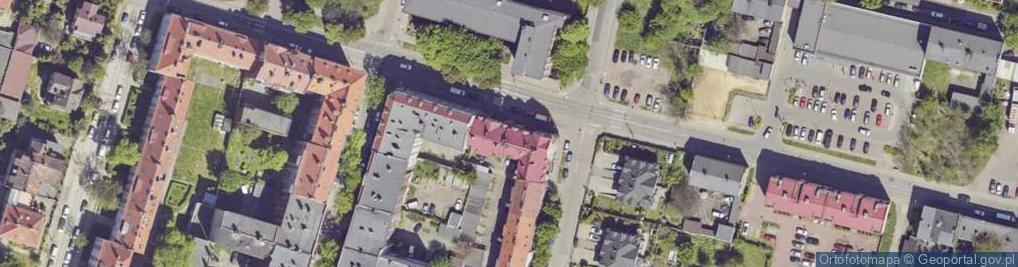 Zdjęcie satelitarne Powstańców Śląskich ul.