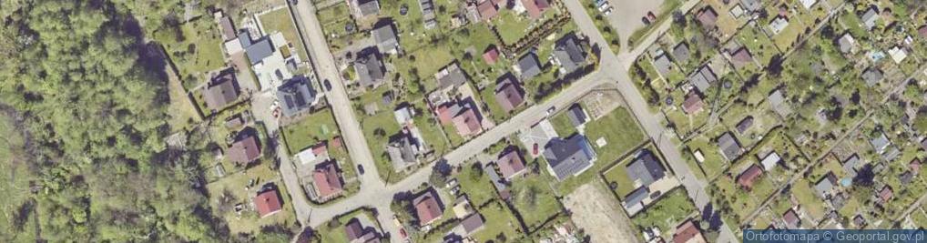 Zdjęcie satelitarne Pod Brzozami ul.
