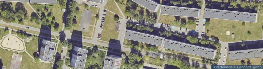 Zdjęcie satelitarne Podhalańska ul.