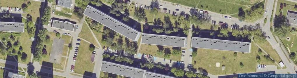 Zdjęcie satelitarne Podhalańska ul.