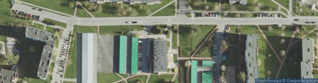 Zdjęcie satelitarne Połaniecka ul.