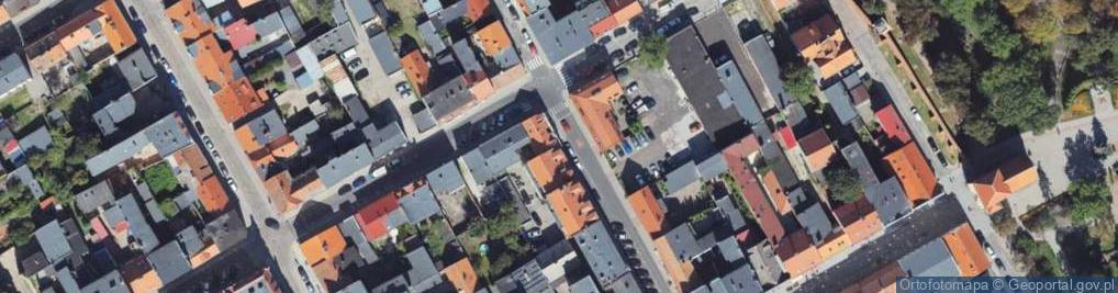Zdjęcie satelitarne Poprzeczna ul.