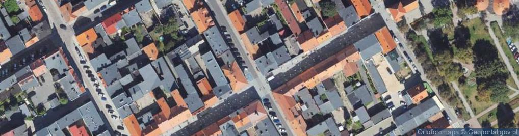 Zdjęcie satelitarne Poprzeczna ul.