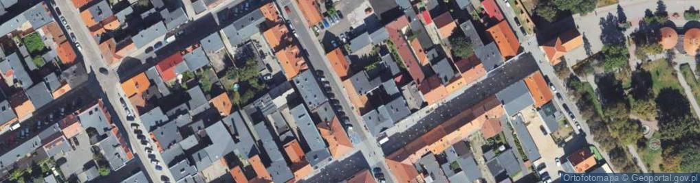Zdjęcie satelitarne Poprzeczna ul.