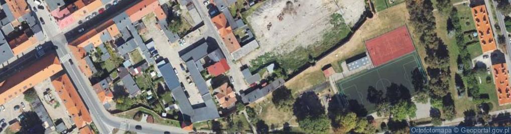 Zdjęcie satelitarne Poprzeczna ul.