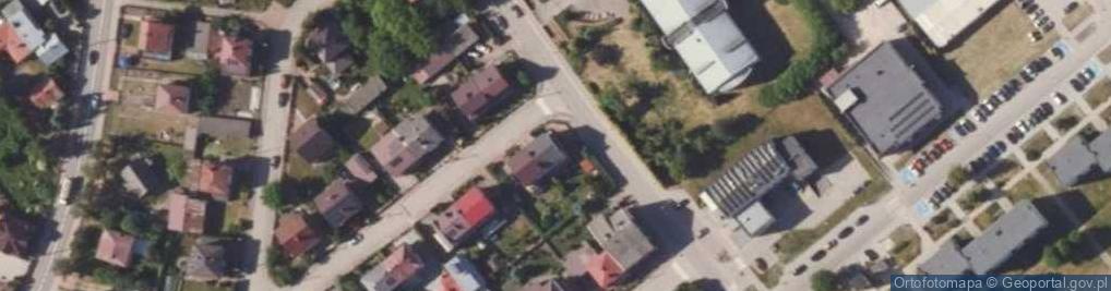 Zdjęcie satelitarne Powstania Styczniowego ul.