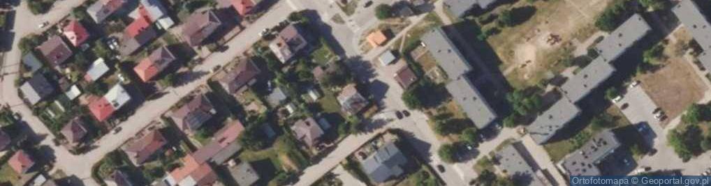Zdjęcie satelitarne Powstania Styczniowego ul.