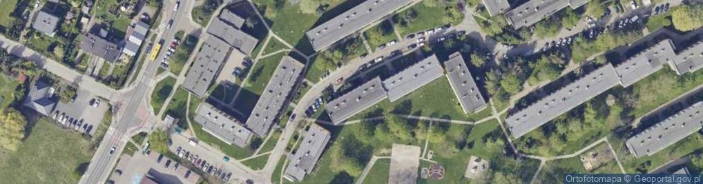 Zdjęcie satelitarne Popiołka Franciszka ul.