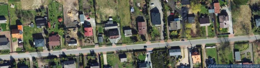 Zdjęcie satelitarne Poprzeczna ul.