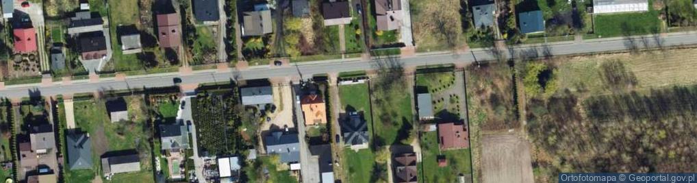 Zdjęcie satelitarne Poprzeczna ul.
