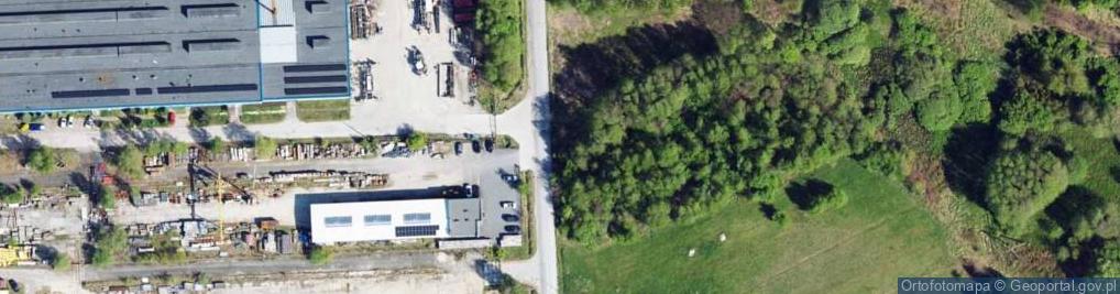 Zdjęcie satelitarne Poselska ul.