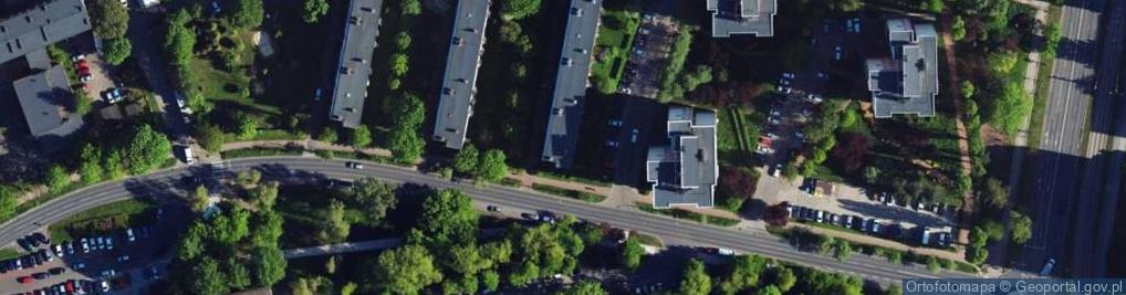 Zdjęcie satelitarne Polskiego Czerwonego Krzyża ul.