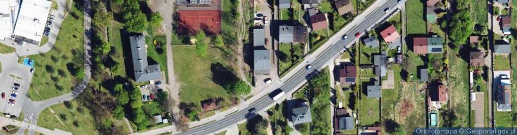 Zdjęcie satelitarne Powstańców Warszawy ul.