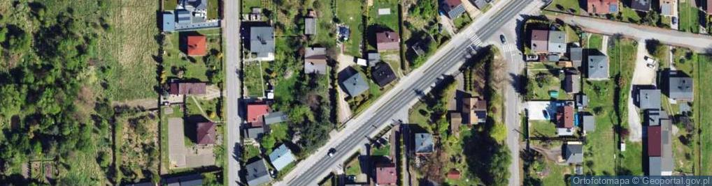 Zdjęcie satelitarne Powstańców Warszawy ul.