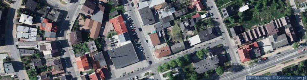 Zdjęcie satelitarne Polskiego Czerwonego Krzyża ul.