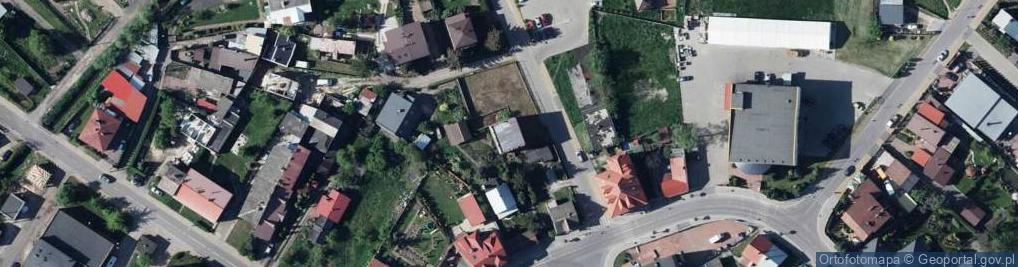 Zdjęcie satelitarne Polskiego Czerwonego Krzyża ul.