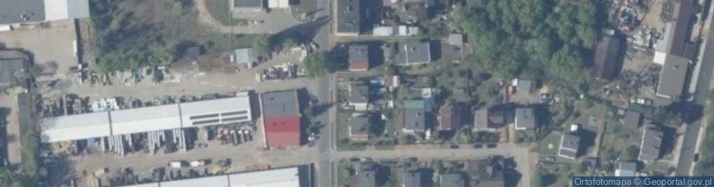 Zdjęcie satelitarne Poprzeczna ul.