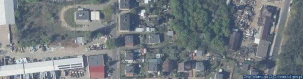 Zdjęcie satelitarne Poprzeczna ul.