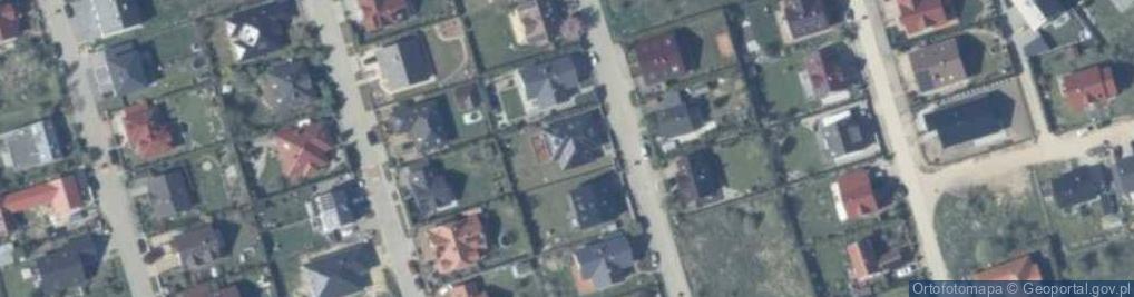 Zdjęcie satelitarne Porcelanowa ul.