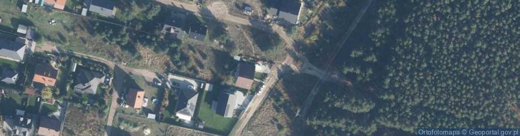 Zdjęcie satelitarne Pod Lasem ul.