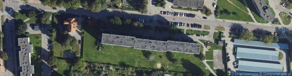 Zdjęcie satelitarne Podgórna ul.