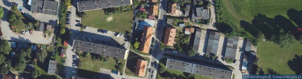 Zdjęcie satelitarne Poprzeczna ul.