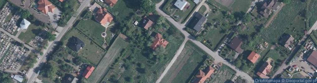 Zdjęcie satelitarne Poprzeczna ul.