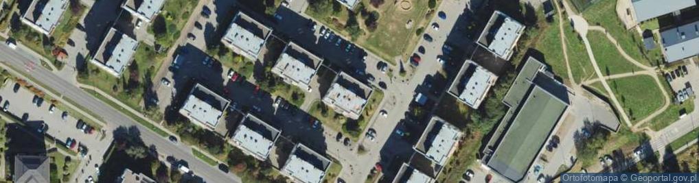 Zdjęcie satelitarne Porębskiego Kazimierza, wadm. ul.
