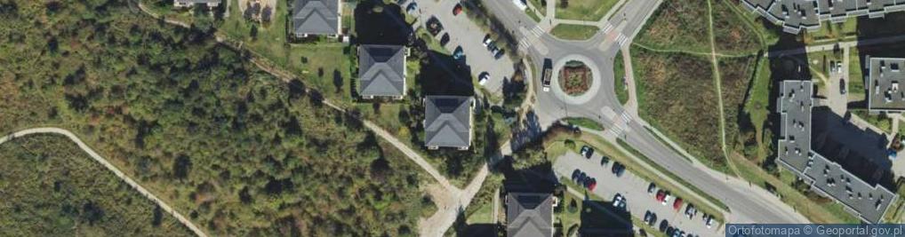 Zdjęcie satelitarne Porębskiego Kazimierza, wadm. ul.