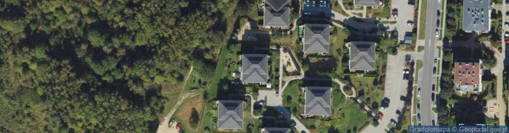 Zdjęcie satelitarne Porębskiego Kazimierza, wadm. ul.
