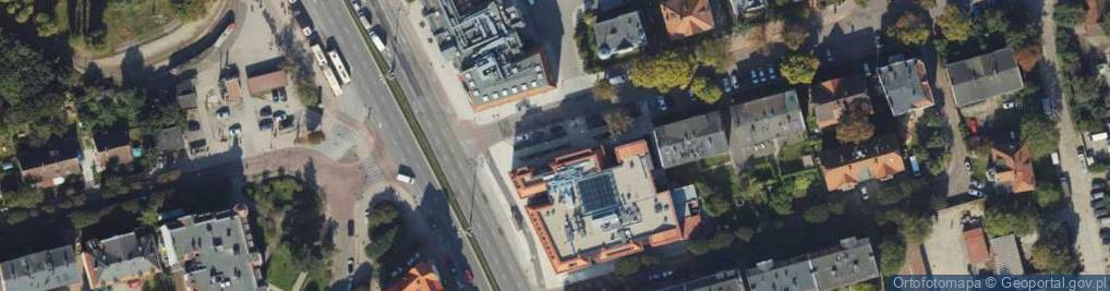 Zdjęcie satelitarne Poczty Gdańskiej ul.