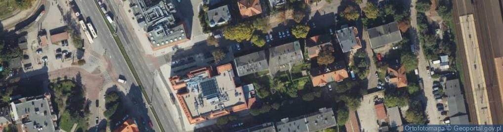 Zdjęcie satelitarne Poczty Gdańskiej ul.