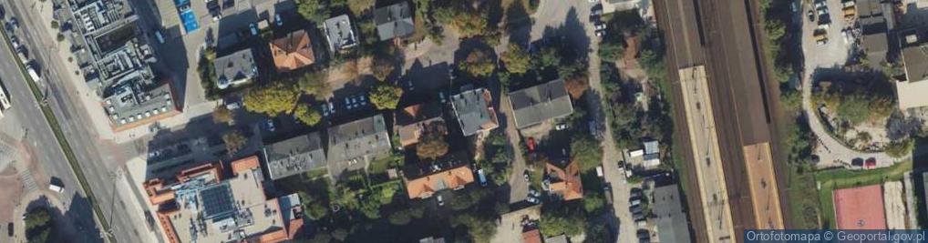 Zdjęcie satelitarne Poczty Gdańskiej ul.