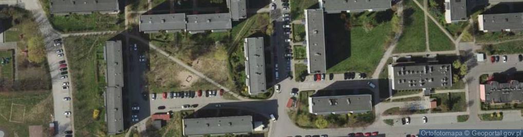 Zdjęcie satelitarne Porębskiego Kazimierza, wadm. ul.