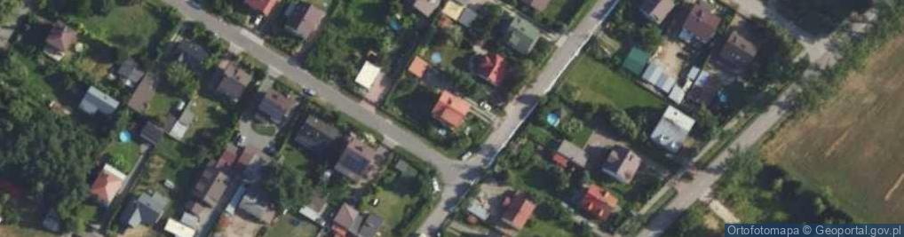 Zdjęcie satelitarne Poprzeczna ul.