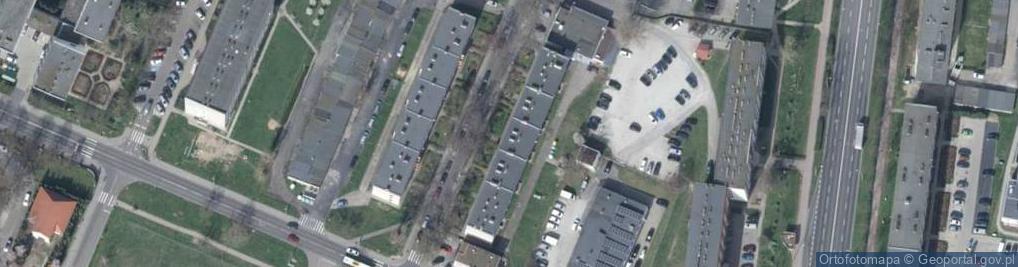 Zdjęcie satelitarne Połaniecka ul.