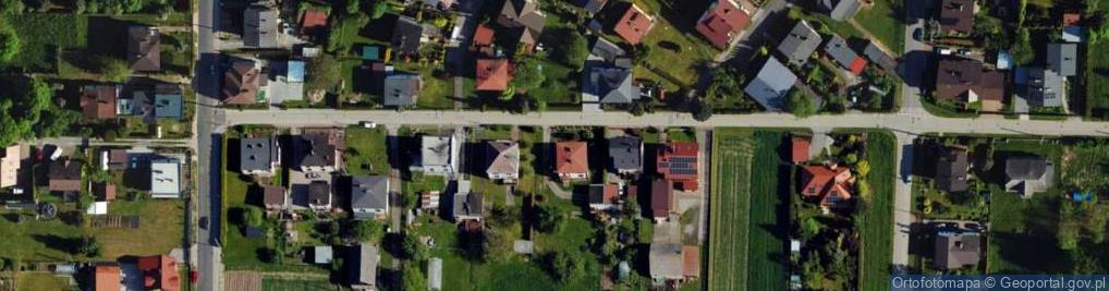 Zdjęcie satelitarne Polskiego Czerwonego Krzyża ul.