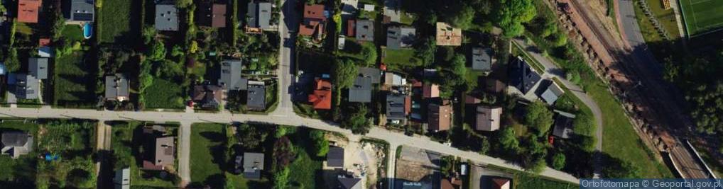 Zdjęcie satelitarne Polskiego Czerwonego Krzyża ul.