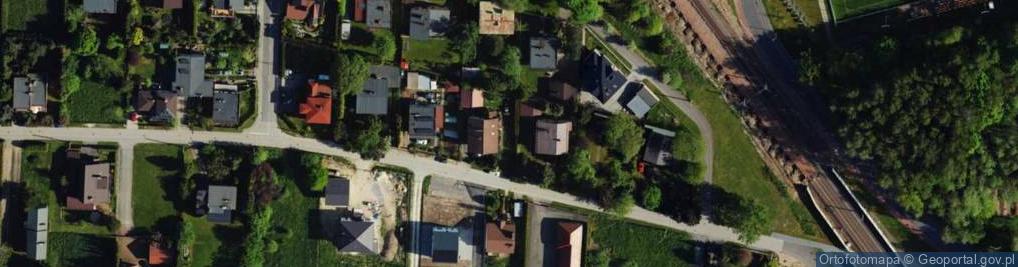 Zdjęcie satelitarne Polskiego Czerwonego Krzyża ul.