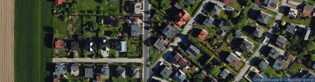 Zdjęcie satelitarne Powstańców Śląskich ul.