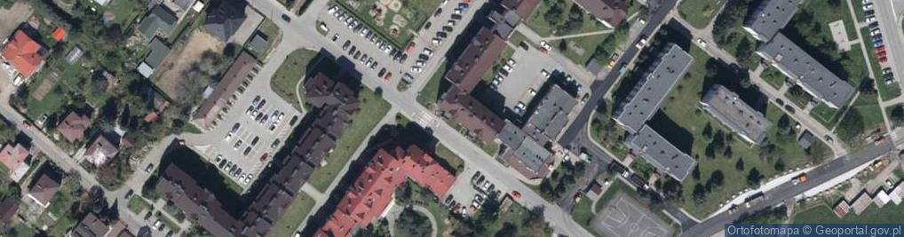 Zdjęcie satelitarne Pod Lodownią ul.