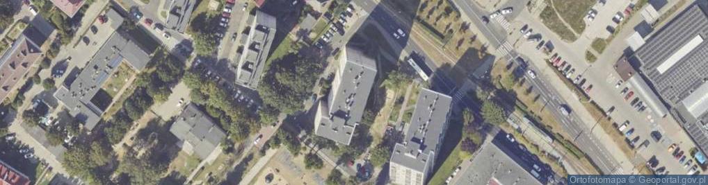 Zdjęcie satelitarne Pomorska ul.