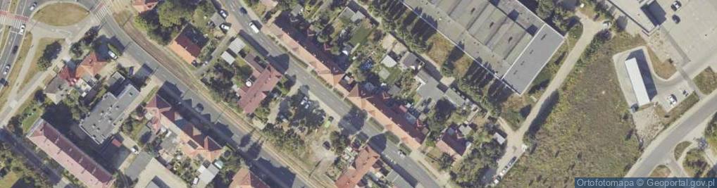 Zdjęcie satelitarne Pomorska ul.